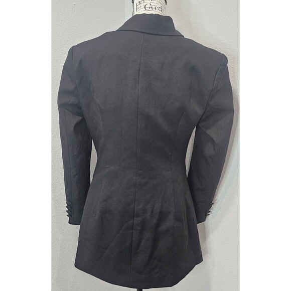 Beulah Women's Assymetrical Wrap Side Button Pleated Blazer Size M/L $206 NWT - Picture 6 of 16